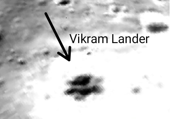 Jagmohan Saxena of Bikaner traced Vikram Lander