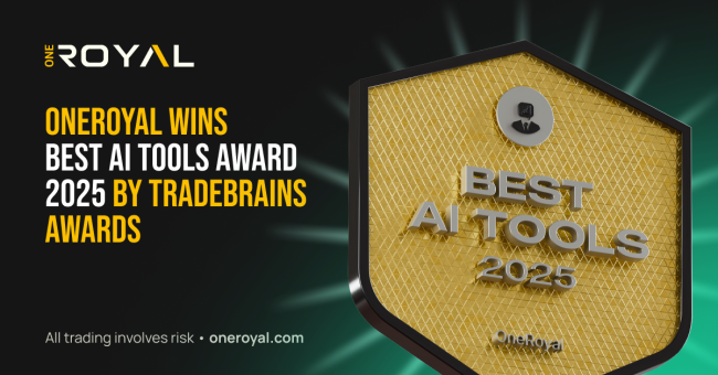 OneRoyal Wins Best AI Tools Award 2025 by TradeBrains Awards