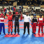 Lavanya, Varuni and Kanish from Kombat Hall Shine at National Kickboxing Championship 2025
