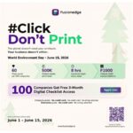 FusionEdge CAFM Platform Launches #ClickDontPrint Campaign- 100 Companies to Get Free Digital Checklist Access This World Environment Day 2026